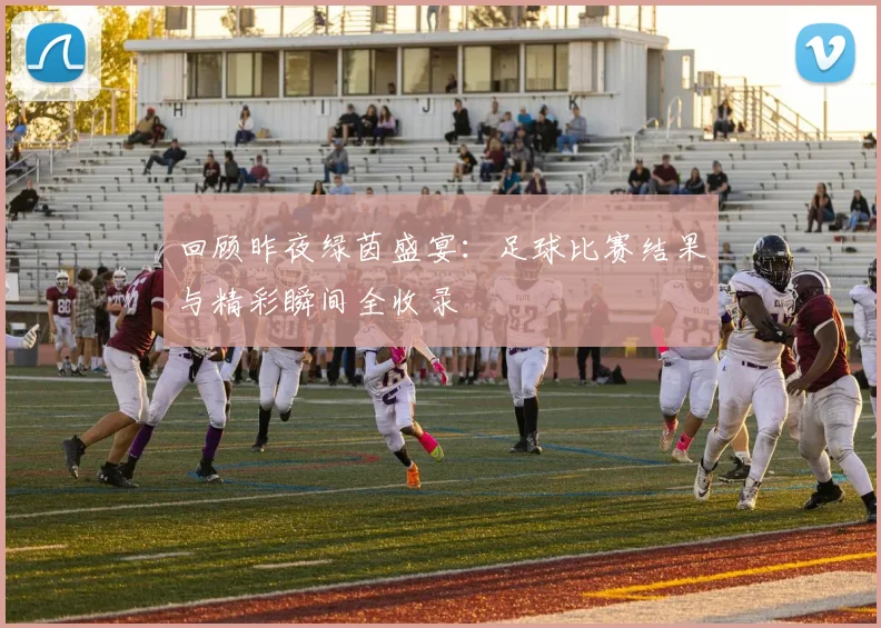 回顾昨夜绿茵盛宴：足球比赛结果与精彩瞬间全收录